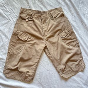 Custom Tactical Cargo Shorts Tan 90s/2000s Men’s Shorts